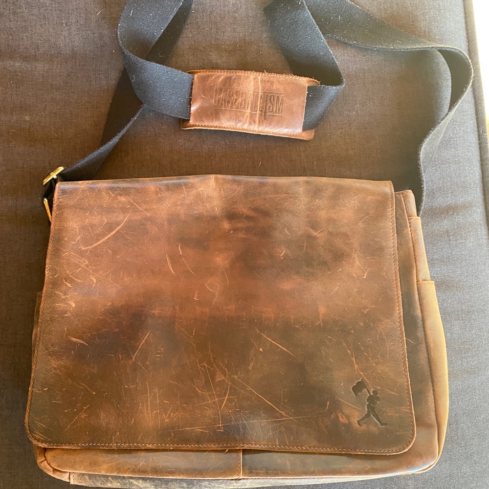 Baseballism Glove Leather  Messenger Bag